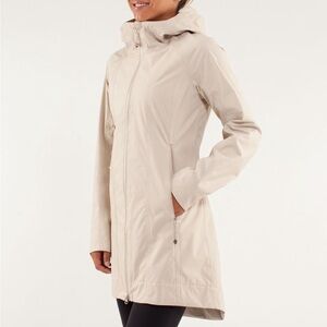 Lululemon Right As Rain Jacket in Cashew